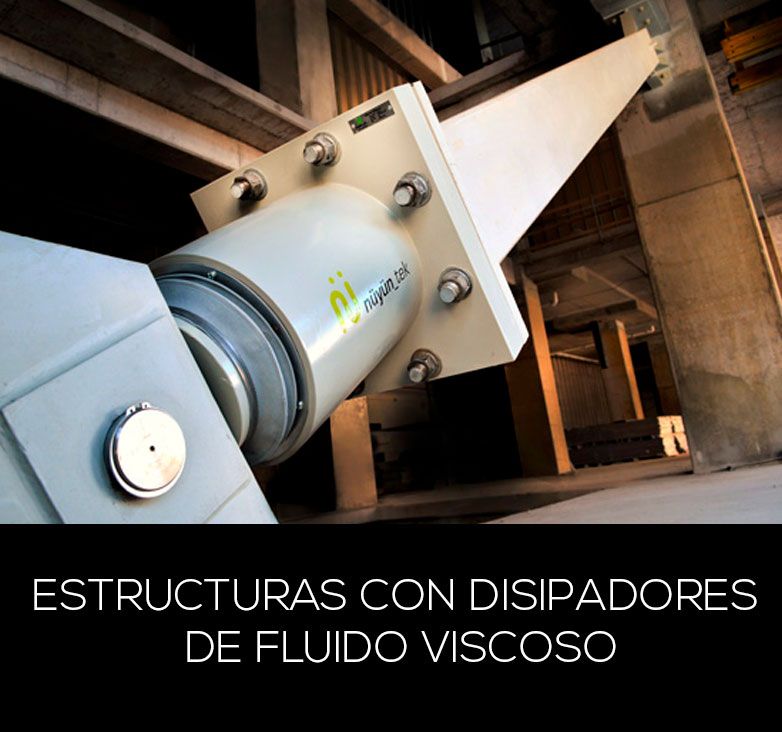 Estructuras de concreto con Disipadores de Energía de Fluido Viscoso